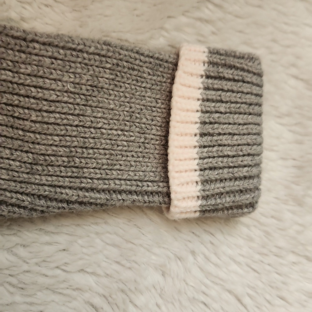 Jacadi Paris Grey & Soft Pink Knit 3 Piece Set - Picture 6 of 15